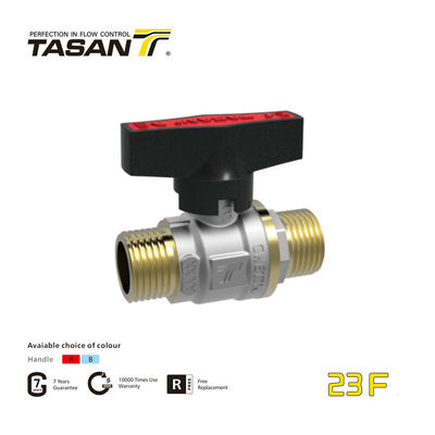 Válvula de esfera com rosca de latão para sistemas pneumáticos 600 psi PN40 Válvula de esfera 23F