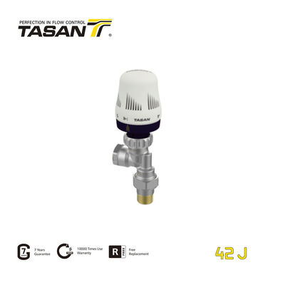 Válvula manual do radiador de 3/8 polegadas ~ 3/4 polegadas válvulas trv de latão para rede de gasolina 42J