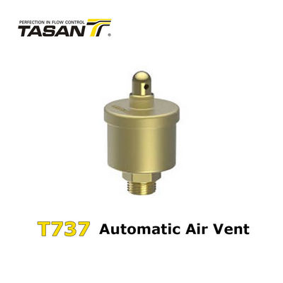 Válvula automática de liberação de ar de 145 psi de meia polegada, saída de ar automática de latão T737