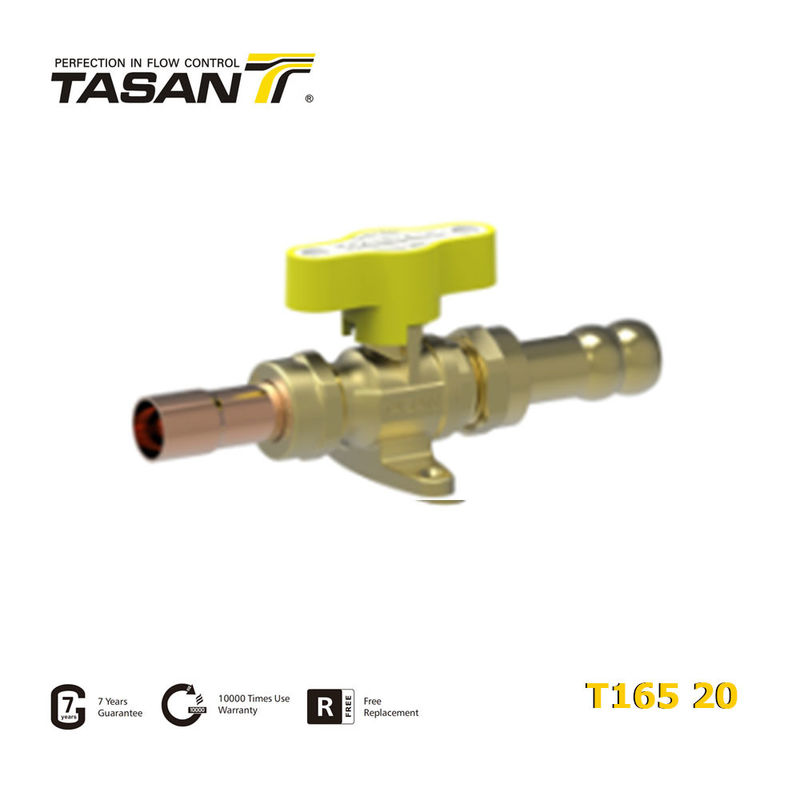 TASAN 1/2&quot;X14mm / 16mm Mangueira Linha de Gás Válvula de Esfera Válvula de Gás Manual T165 20