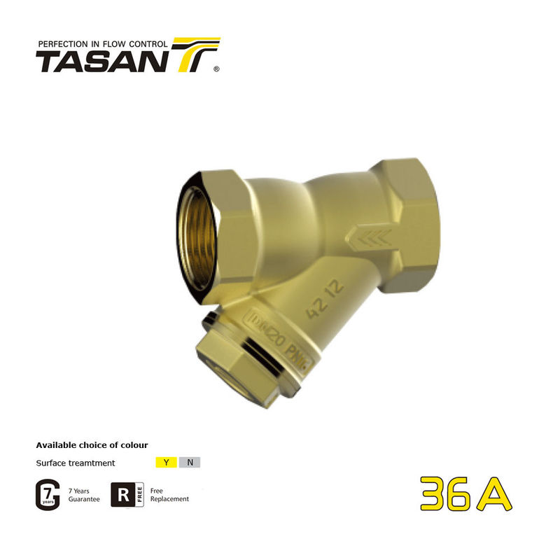 ISO9001 3/8 polegadas ~ 4 polegadas Válvula de retenção de latão Filtro Y de latão ANSI 1,6Mpa 36A